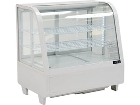 VITRINA FIRGORIFICA DE PREZENTARE 100L 68X45X67CM - ALB Yato YG - 05021 - Vitrine frigorifice, rezistent Yato - scule electrice si unelte profesionale - BricoMart
