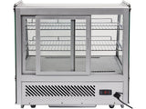 VITRINA FIRGORIFICA DE PREZENTARE 120L 70.2X56.8X68.6CM - ARGINTIU Yato YG - 05025 - Vitrine frigorifice, rezistent Yato - scule electrice si unelte profesionale - BricoMart