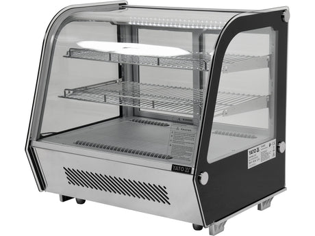 VITRINA FIRGORIFICA DE PREZENTARE 120L 70.2X56.8X68.6CM - ARGINTIU Yato YG - 05025 - Vitrine frigorifice, rezistent Yato - scule electrice si unelte profesionale - BricoMart