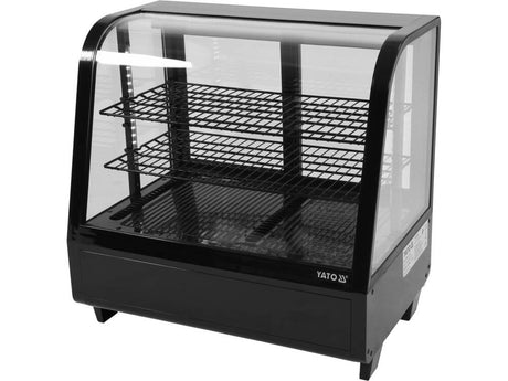 VITRINA FIRGORIFICA DE YATO YG-05020 PREZENTARE, 100L 68X45X67CM - NEGRU YATO - scule electrice si unelte profesionale - BricoMart