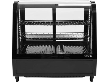 VITRINA FIRGORIFICA DE YATO YG-05020 PREZENTARE, 100L 68X45X67CM - NEGRU YATO - scule electrice si unelte profesionale - BricoMart