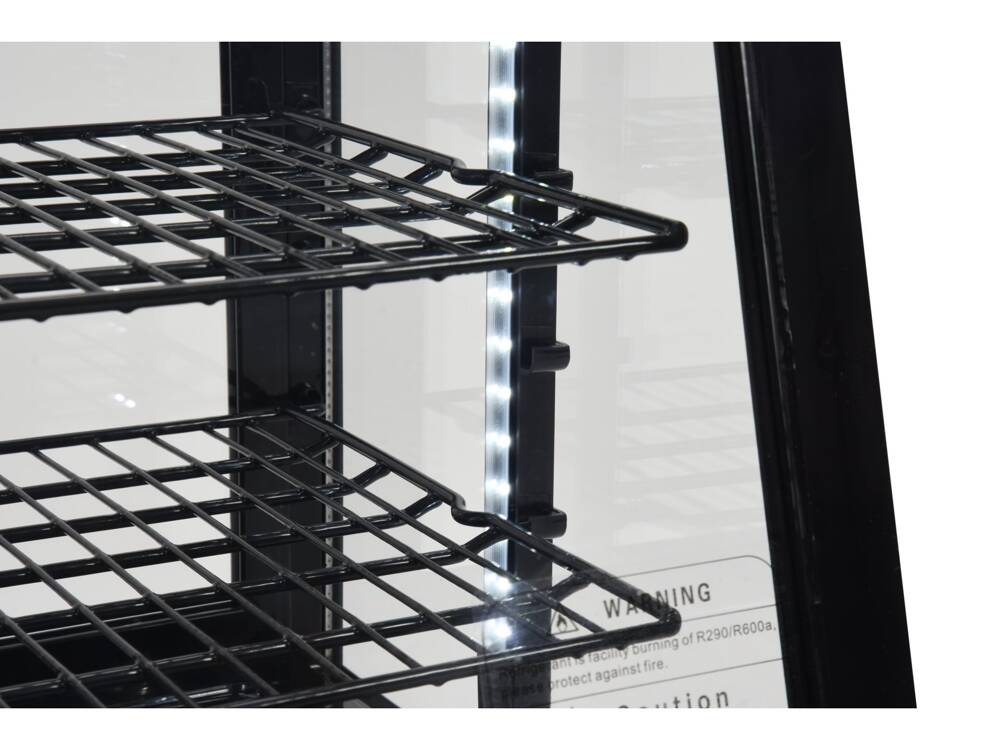 VITRINA FIRGORIFICA DE YATO YG-05020 PREZENTARE, 100L 68X45X67CM - NEGRU YATO - scule electrice si unelte profesionale - BricoMart