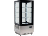VITRINA FIRGORIFICA PRAJITURI, YATO YG-05060 78L, 43X39X98CM - NEGRU YATO - scule electrice si unelte profesionale - BricoMart