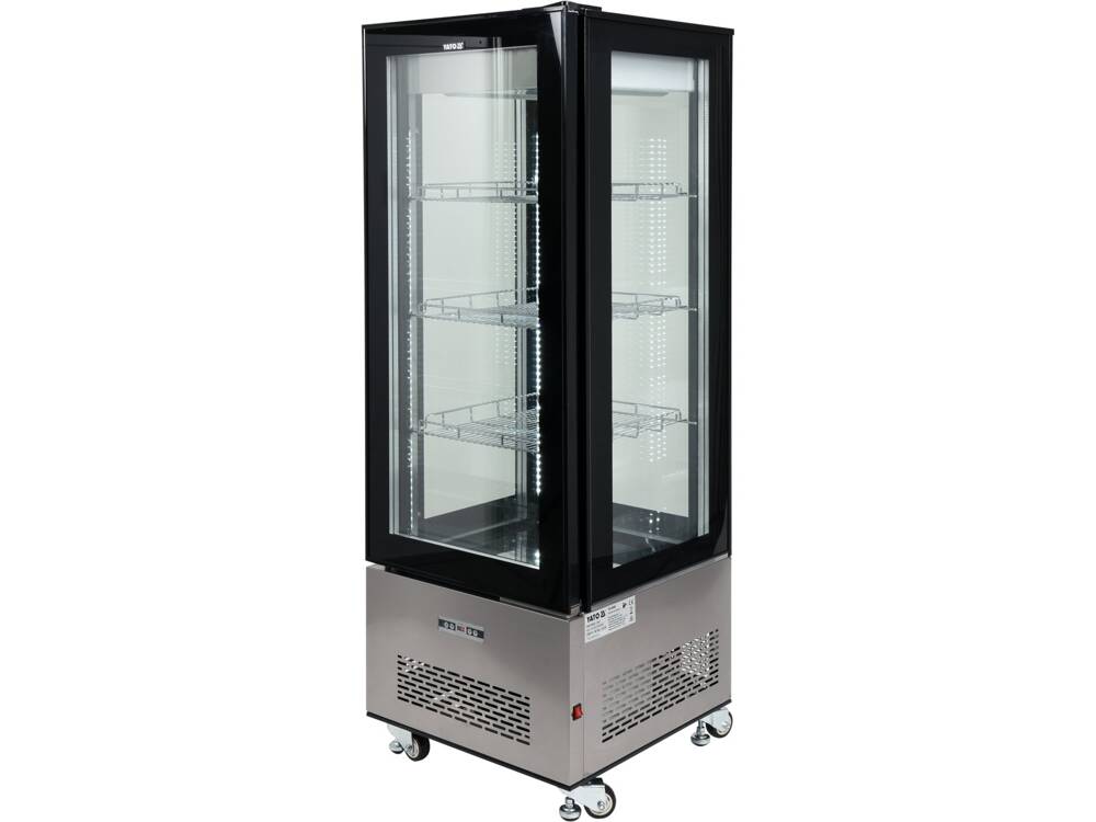 VITRINA FIRGORIFICA PRAJITURI, YATO YG-05068 400L, 65X65X190CM YATO - scule electrice si unelte profesionale - BricoMart