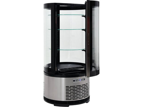 VITRINA FIRGORIFICA PRAJITURI, YATO YG-05094 100L, 48X48X103CM YATO - scule electrice si unelte profesionale - BricoMart