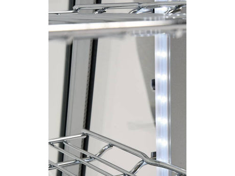 VITRINA FIRGORIFICA YATO YG-05022 , 160W, 100L, 68X45X67CM , dezghetare automata , geam securizat, LED , , YATO - scule electrice si unelte profesionale - BricoMart