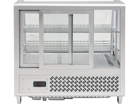 VITRINA FIRGORIFICA YATO YG-05022 , 160W, 100L, 68X45X67CM , dezghetare automata , geam securizat, LED , , YATO - scule electrice si unelte profesionale - BricoMart