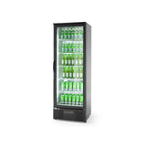 Vitrina frigorifica de prezentare interval temp. 2/10 C, 195 W, corp inox, ARKTIC by Hendi, 600x530x(H)1820 mm 300 Litri, Clasa energetica E