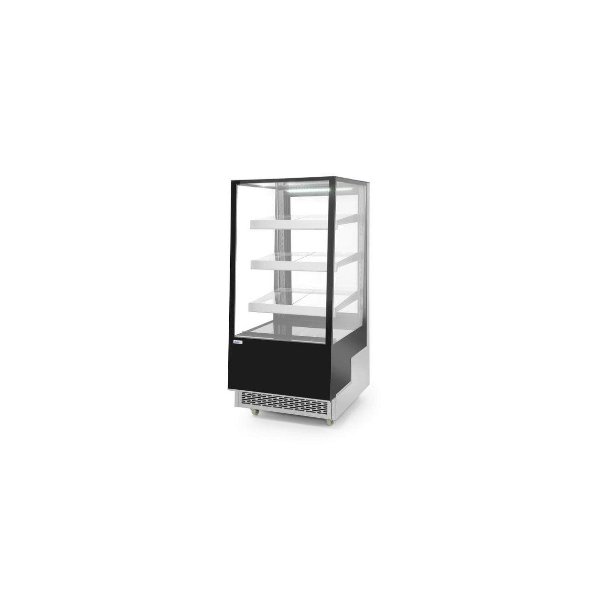 Vitrina frigorifica de prezentare interval temp. 2/6?C, 490 W corp inox, ARKTIC by Hendi, 900x805x(H)1445, 500 Litri, Clasa energetica C