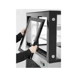 Vitrina frigorifica de prezentare interval temp. 2/6?C, corp inox, 300 litri, 480 W ARKTIC by Hendi, 915x675x(H)1210 mm, Clasa energetica C