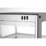 Vitrina incalzita Hendi 220-240V/500W, 472x447x(Î)775mm