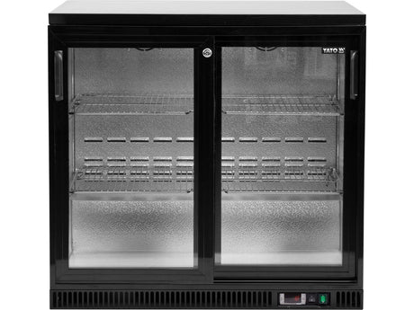VITRINA PENTRU STICLE, YATO YG - 05356 2 USI CULISABILE, 200W, 227L, 920X515X905MM YATO - scule electrice si unelte profesionale - BricoMart