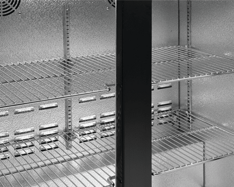VITRINA PENTRU STICLE, YATO YG - 05356 2 USI CULISABILE, 200W, 227L, 920X515X905MM YATO - scule electrice si unelte profesionale - BricoMart