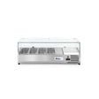 Vitrina prezentare Hendi, interval temp. -2/8?C, 180W, corp inox, ARKTIC by Hendi, 1205x395x(H)430, 4 vase  GN 1/3