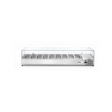 Vitrina prezentare Hendi, interval temp. -2/8?C, 180W, corp inox, ARKTIC by Hendi, 2005x395x(h)430 mm, 9 vase  GN 1/3