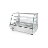 Vitrina profesionala calda cu 3 nivele, 120 litri interval temperatura 30-90 gr C, 1100 W, Hendi, 678x568x(H)686 mm