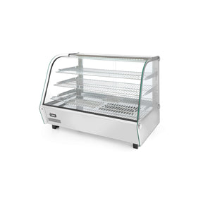 Vitrina profesionala calda cu 3 nivele, 120 litri interval temperatura 30-90 gr C, 1100 W, Hendi, 678x568x(H)686 mm