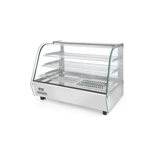 Vitrina profesionala calda cu 3 nivele, 120 litri interval temperatura 30-90 gr C, 1100 W, Hendi, 678x568x(H)686 mm