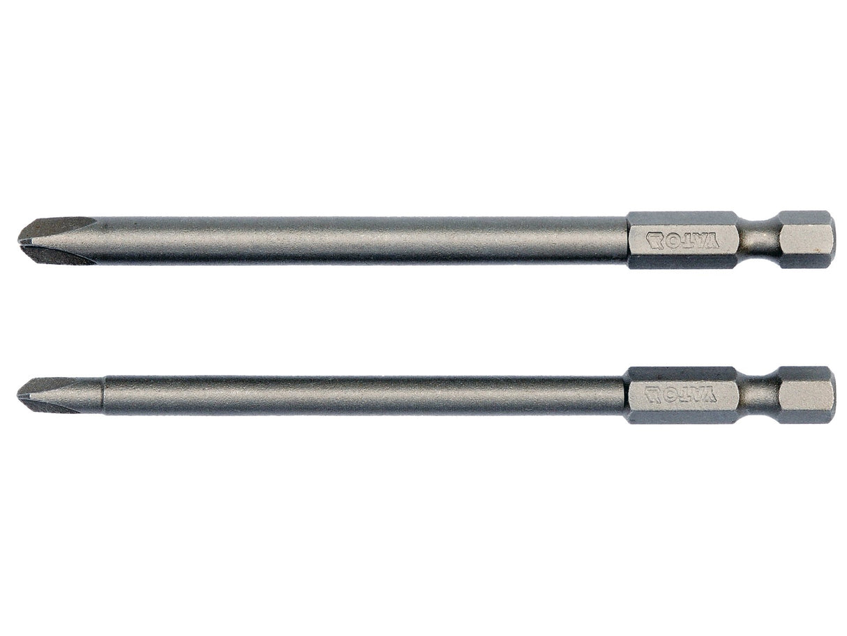 CSAVARHÚZÓ BITS 100MM YATO YT-0497 SZÁM 1-3, 1/4 2 DB 