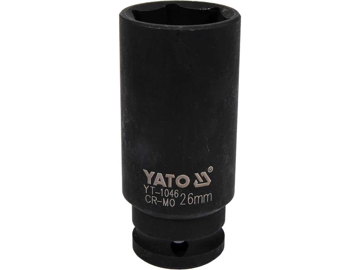 CHEIE TUBULARA DE YATO YT-1046 IMPACT HEXAGONALA ADANCA 1/2X26MM