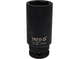 CHEIE TUBULARA DE YATO YT-1046 IMPACT HEXAGONALA ADANCA 1/2X26MM