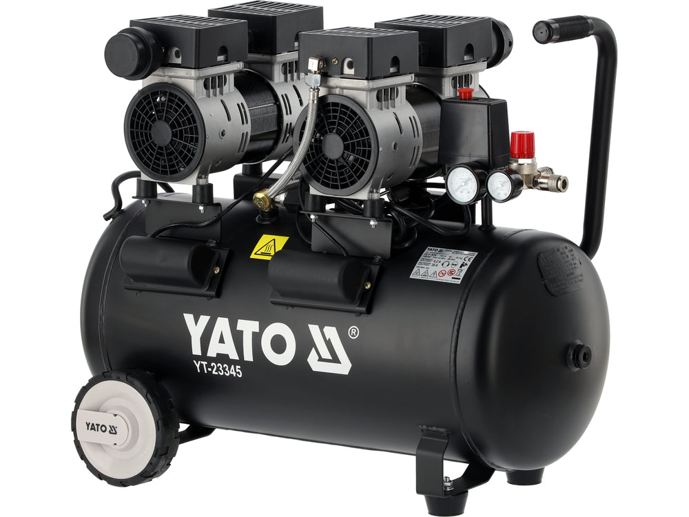 Compresor de aer fără ulei YATO YT-23345, rezervor 50 l