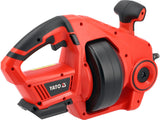 Aparat de desfundat țevi YATO YT-25041, spirală 7 m și corp 18 V