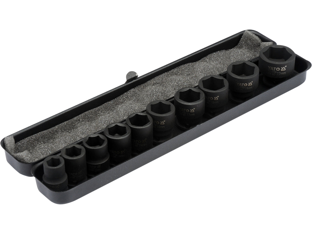 SET TUBULARE IMPACT YATO YT-37690 3/8, 10 BUC