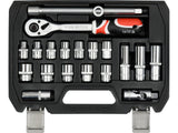 TRUSA TUBULARE + YATO YT-38691 ANTRENOR 20PIESE, 1/2