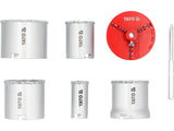 Set carote cu carbură de tungsten YATO YT-43920, 33-83 mm, 7 piese