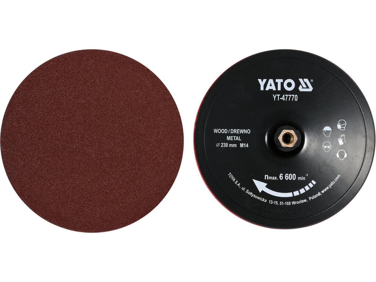 YATO YT-47770 Sarokcsiszoló korongtartó, 230 mm 