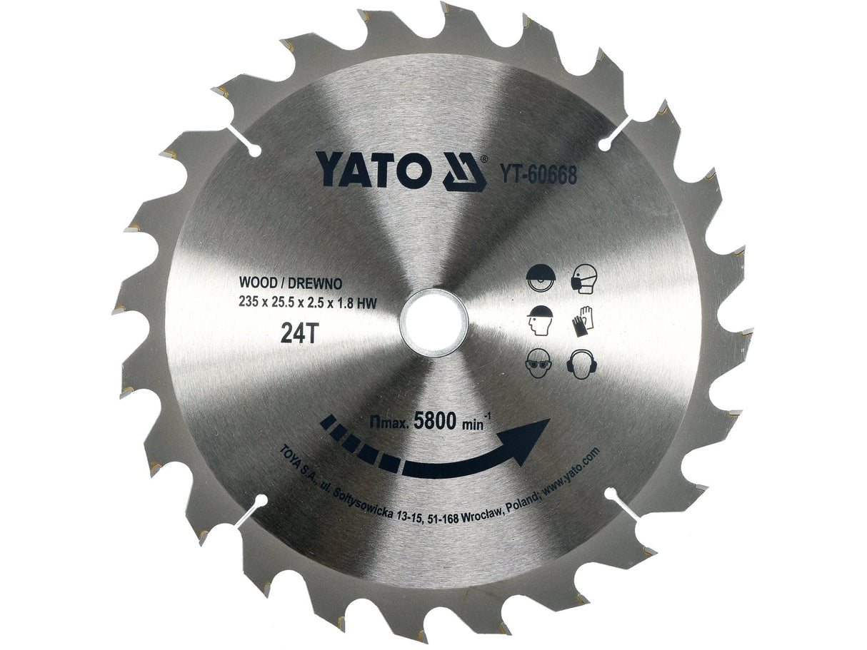 YATO YT-60581 KÖR TÁRCSA FA 160X60TX20MM 