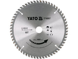 FA KÖR TÁRCSA, 180X20X2,2MM, YATO YT-60907 60 FOGÚ 