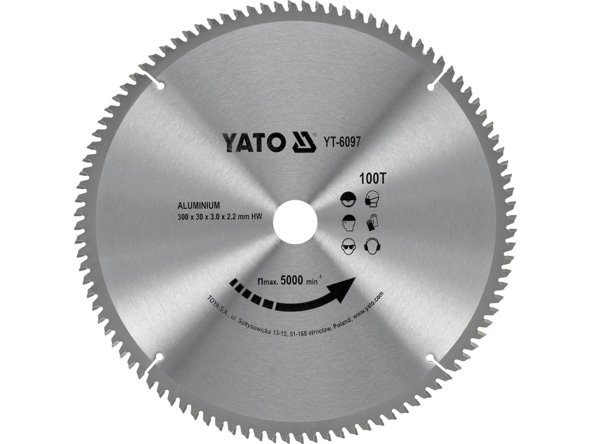 YATO YT-6097 KÖRFŰRÉSZLAP ALUMÍNIUMHOZ 300X30X100MM 