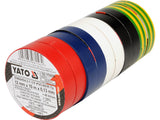SET 10BUC.BANDA IZOLATOARE YATO YT-8156 PVC19MM X12M