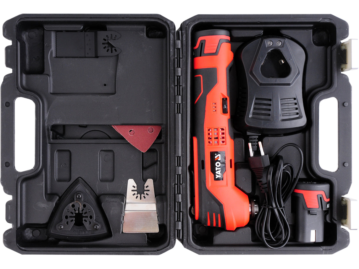 YATO YT-82900 OSZCILLÁLÓ TÖBBFUNKCIÓS SZERSZÁM MOST 10,8 V