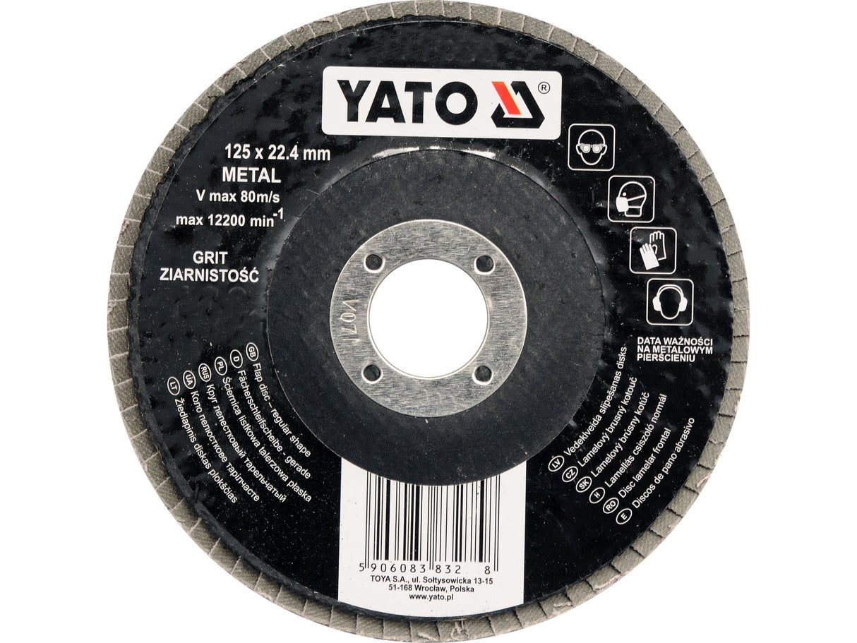 DISCURI LAMELARE 125MM YATO YT-83276 P120